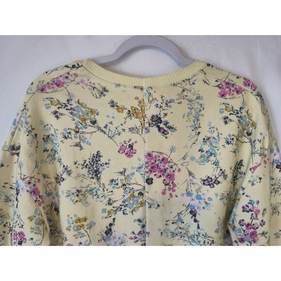 Cinq à Sept Parker Sakura *IN Yellow Floral Giles 2 Piece Set Small Top Joggers - Picture 12 of 16